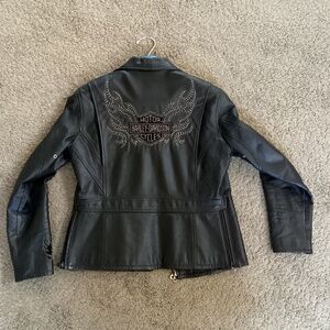 Leather jacket by Harley Davidson women’s S